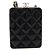CHANEL Matelasse Chain Shoulder Bag Lamb Skin Black Gold CC Auth 191542SM Nero D'oro - vista 3