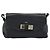 Chloé Borsa a tracolla Chloe in pelle nera e oro Auth mr2644 Nero D'oro - vista 2