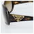 Occhiali da sole PRADA in plastica marrone e oro Auth BA14042 D'oro - vista 7