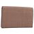 Tarjetero de cuero LOEWE Rosa Oro Auth 190520A Dorado