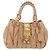 Borsa a mano Miu Miu Matelasse in pelle beige oro Auth 191692A D'oro - vista 2
