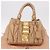 Borsa a mano Miu Miu Matelasse in pelle beige oro Auth 191692A D'oro - vista 24
