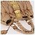 Borsa a mano Miu Miu Matelasse in pelle beige oro Auth 191692A D'oro - vista 6