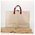 Hermès HERMES Funda de Ropa de Lona y Cuero Beige Oro Auth bs35793V Dorado - vista 20