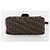 FENDI Zucca Canvas Mamma Baguette Borsa a Spalla Marrone Argento Auth BA13938V - vista 9