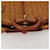 MCM Vicetos Logogram Garment Cover Leather Brown Gold Auth BA13677V Golden  - view 7
