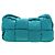 BORSA BOTTEGA VENETA MAXI INTRECCIATO Padded Tech Cassette Nylon Auth BA13762M Turchese - vista 3