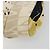 Borsa Salvatore Ferragamo Gancini in tela Beige Silver Auth BA13795A Argento - vista 10