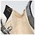 Borsa Salvatore Ferragamo Gancini in tela Beige Silver Auth BA13795A Argento - vista 17