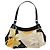 Borsa Salvatore Ferragamo Gancini in tela Beige Silver Auth BA13795A Argento - vista 2
