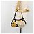 Borsa Salvatore Ferragamo Gancini in tela Beige Silver Auth BA13795A Argento - vista 20