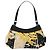 Borsa Salvatore Ferragamo Gancini in tela Beige Silver Auth BA13795A Argento - vista 3