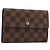 LOUIS VUITTON Damier Ebene Porte Tresor Etui Papie Wallet N61202 LV Auth 190945A