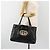 Borsa Tote GUCCI Newbrit in pelle nera e oro 162094 Auth BA13791V Nero D'oro - vista 23