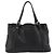 Borsa Tote GUCCI Newbrit in pelle nera e oro 162094 Auth BA13791V Nero D'oro - vista 3