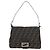FENDI Zucca Canvas Mamma Baguette Tote Bag Marrone Nero Auth 190870SAV - vista 2