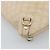 Borsa a tracolla GUCCI GG Canvas Guccissima Pelle Avorio Oro 131326 Auth 190878 D'oro Crudo - vista 12