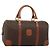 Céline CELINE Boston Tasche Macadam Canvas PVC Leder Braun Gold Auth fm5386A Golden