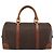 Céline CELINE Boston Tasche Macadam Canvas PVC Leder Braun Gold Auth fm5386A Golden - Ansicht 3