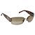 Occhiali da sole CHANEL Plastica Marrone Argento CC Auth BA14023
