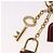 LOUIS VUITTON Porte Cles Kaduna Gold Tone Red M60074 LV Auth 191539M Rot - Ansicht 10