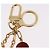 LOUIS VUITTON Porte Cles Kaduna Gold Tone Red M60074 LV Auth 191539M Rot - Ansicht 15