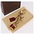 LOUIS VUITTON Porte Cles Kaduna Gold Tone Red M60074 LV Auth 191539M Rot - Ansicht 16