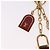 LOUIS VUITTON Porte Cles Kaduna Gold Tone Red M60074 LV Auth 191539M Rot - Ansicht 3