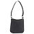 Borsa a tracolla Salvatore Ferragamo vernice nero argento Auth ka5122A