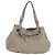 FENDI Celeria Tote Bag Leder Grau Gold Auth 191294V Braun Golden - Ansicht 2