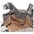 FENDI Celeria Tote Bag Leder Grau Gold Auth 191294V Braun Golden - Ansicht 20