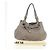FENDI Celeria Tote Bag Leder Grau Gold Auth 191294V Braun Golden - Ansicht 25