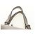 FENDI Celeria Tote Bag Leder Grau Gold Auth 191294V Braun Golden - Ansicht 9