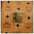 Borsa Mini Boston Vicetos Logogram MCM in PVC e pelle 2way Marrone Oro Auth 190895 D'oro - vista 14