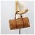 Borsa Mini Boston Vicetos Logogram MCM in PVC e pelle 2way Marrone Oro Auth 190895 D'oro - vista 21