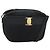 Borsa a tracolla Salvatore Ferragamo Vala in scamosciato nero e oro Auth BA13991 D'oro