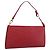 LOUIS VUITTON Epi Pochette Accessoires Pochette Rossa M52947 LV Auth 187289A