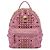 MCM Vicetos Logogram Studs Backpack Leather Pink Gold Auth 190946 Golden - view 2