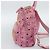 MCM Vicetos Logogram Studs Backpack Leather Pink Gold Auth 190946 Golden - view 5