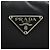 Pochette PRADA in nylon nero con dettagli argento Auth 191316V - vista 14