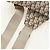 Borsa Saddle in tela Trotter Christian Dior Cactus Jack Beige Auth 190528M Argento - vista 10
