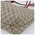 Borsa Tote GUCCI GG Supreme in PVC e pelle reversibile Rosso Beige Auth 190841 - vista 13
