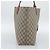 Borsa Tote GUCCI GG Supreme in PVC e pelle reversibile Rosso Beige Auth 190841 - vista 4