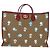 GUCCI GUCCI Ѓ~ Doraemon Micro GG Supreme Bag PVC 2way Beige 653952 Auth 190041M D'oro - vista 2