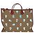GUCCI GUCCI Ѓ~ Doraemon Micro GG Supreme Bag PVC 2way Beige 653952 Auth 190041M D'oro - vista 3