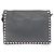 Borsa a Spalla PRADA in Pelle 2way Grigio Argento Auth ka5129 Marrone - vista 3