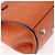 Borsa Salvatore Ferragamo Gancini in Pelle 2 modi Arancione Argento Auth 191599A - vista 14