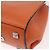 Borsa Salvatore Ferragamo Gancini in Pelle 2 modi Arancione Argento Auth 191599A - vista 15