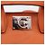 Borsa Salvatore Ferragamo Gancini in Pelle 2 modi Arancione Argento Auth 191599A - vista 16