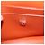 Borsa Salvatore Ferragamo Gancini in Pelle 2 modi Arancione Argento Auth 191599A - vista 17
